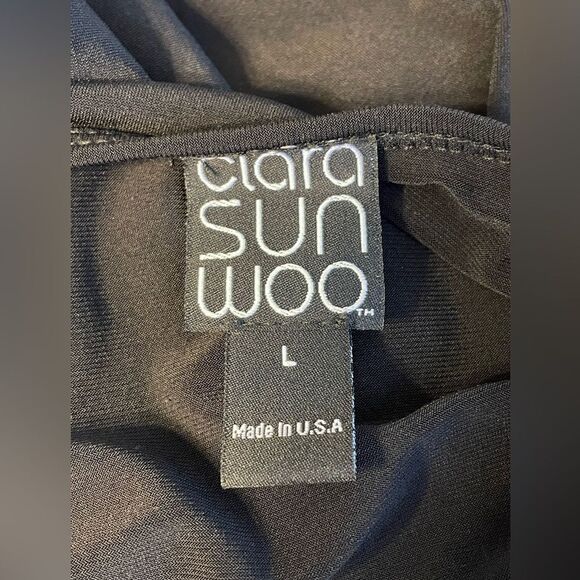 CLARA SUNWOO Asymmetrical Tunic Black L - Picture 7 of 8